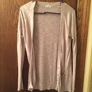 Gray American Eagle cardigan